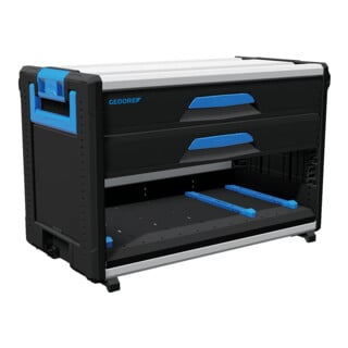 Module de boîte à outils Gedore WorkMo B3, 2 tiroirs H6, compartiment pour L-BOXX + S-BOXX