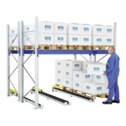 Grandes étagères Bito avec tablettes en aggloméré GFRA20.28GAB