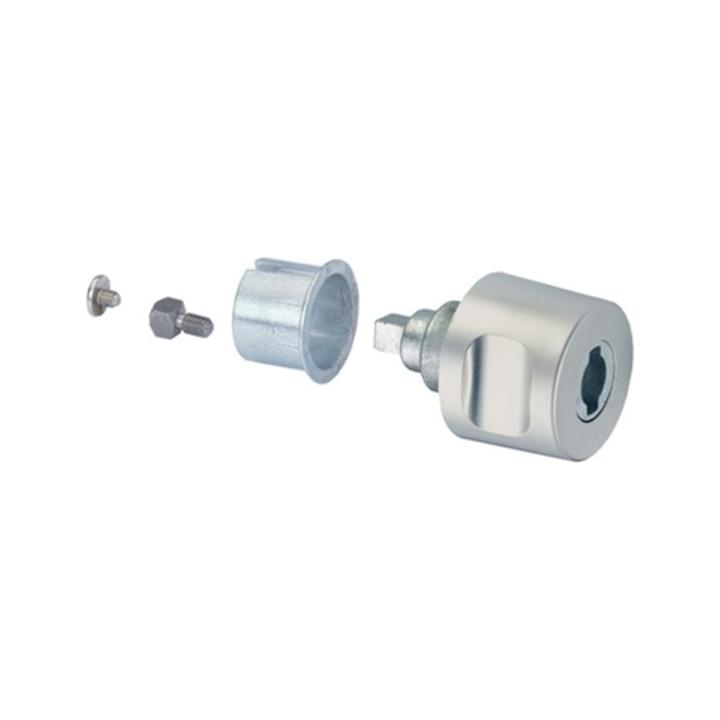 Möbel-Drehgriff System Prestige 2000 Typ 412 / 072249 D. 38mm DIN li. matt