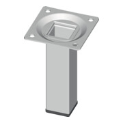 Möbelfuß weiß 25x25mm H.500mm Platte ELEMENT SYSTEM-1