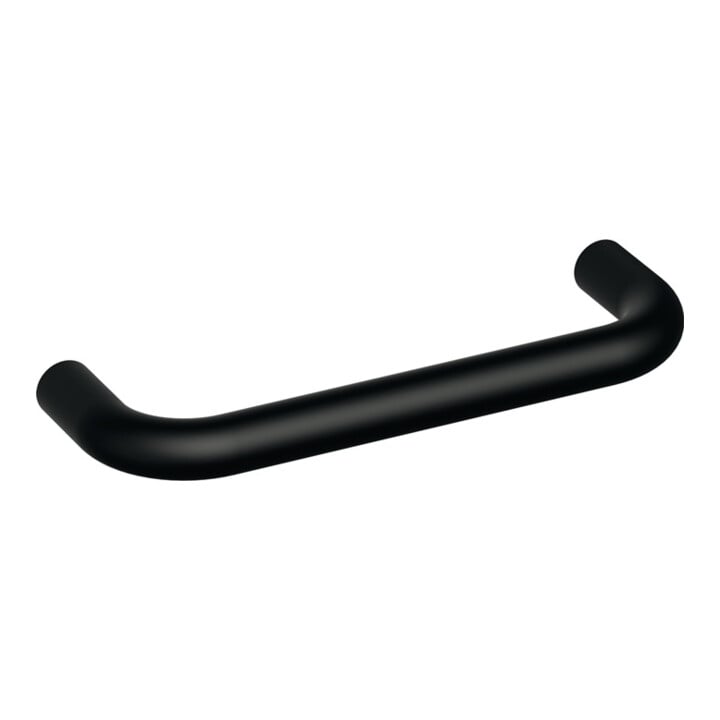 Möbelgriff 548.138B Ku.90 tiefschwarz ma 128mm D.10mm HEWI