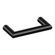 Möbelgriff 562.10.64 Ku.90 tiefschwarz 64mm D.10mm HEWI