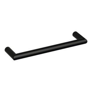 Möbelgriff 562.10B128 Ku.90 tiefschwarz ma 128mm D.10mm HEWI
