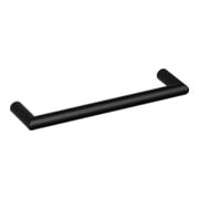Möbelgriff 562.10B128 Ku.90 tiefschwarz ma 128mm D.10mm HEWI