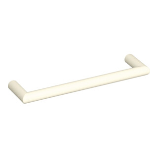 Möbelgriff 562.10B64 Ku.99 reinweiß ma 64mm D.10mm HEWI