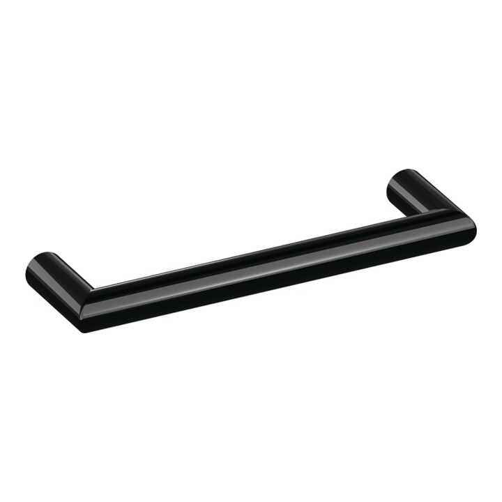 Möbelgriff 562.13.128 Ku.90 tiefschwarz 128mm D.13mm HEWI
