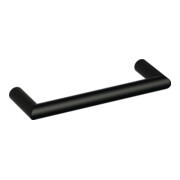 Möbelgriff 562.13B128 Ku.90 tiefschwarz ma 128mm D.13mm HEWI