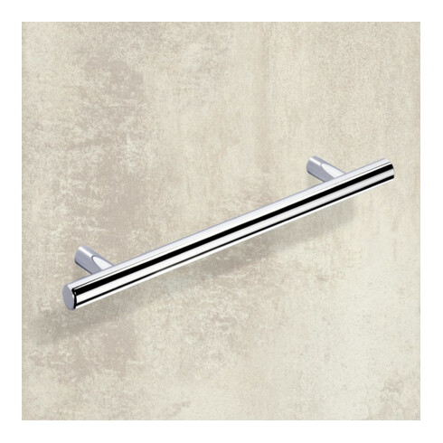 Möbelgriff Hale STA verchr.glanz 128mm D.12mm HETTICH