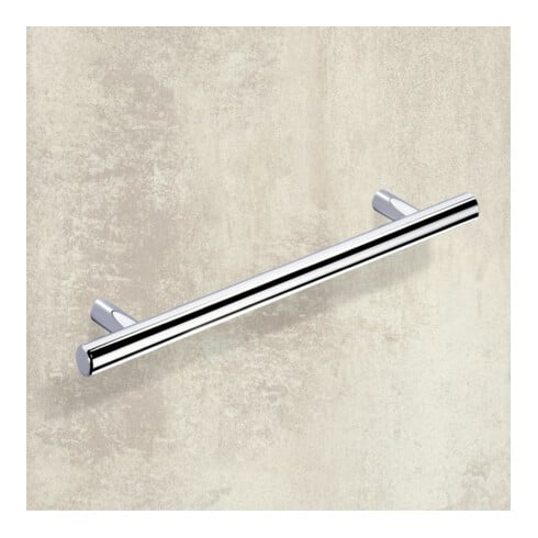 Möbelgriff Hale STA verchr.glanz 128mm D.12mm HETTICH