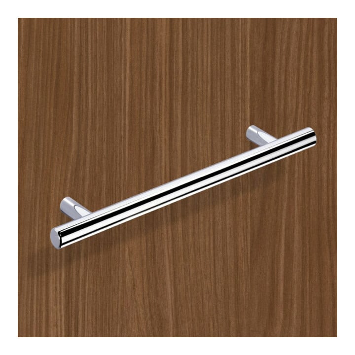 Möbelgriff Hale STA verchr.glanz 160mm D.12mm HETTICH