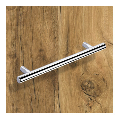 Möbelgriff Hale STA verchr.glanz 192mm D.12mm HETTICH