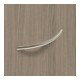 Möbelgriff Nicia STA VA Optik geb.224mm D.10mm HETTICH