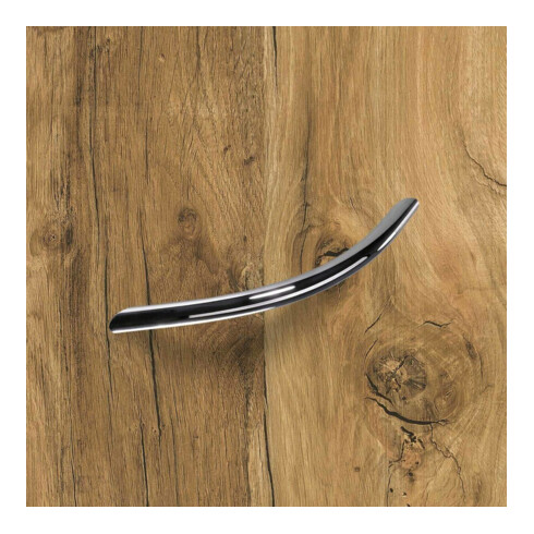 Möbelgriff Nicia STA verchr.glanz 96mm D.10mm HETTICH