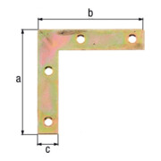 Möbelwinkel L.40x40mm B.10mm S.1,25mm STA sdmverz.GAH-1