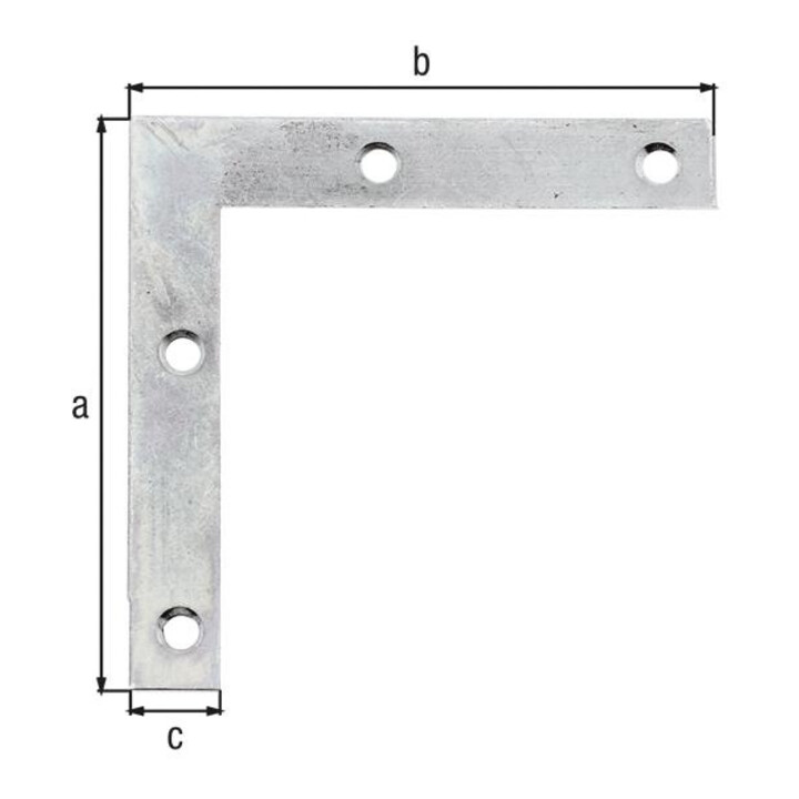 Möbelwinkel L.75x75mm B.12mm S.1,25mm STA sdmverz.GAH