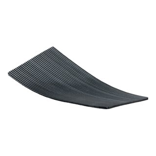 Möller Gummifeinriefenmatte B.1,00m L.10m D.3mm NR/SBR o.Gewebeeinlage