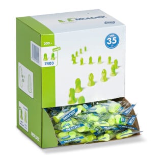 Moldex Bouchons d'oreille jetables Contours petits, une paire par sachet SNR 35 dB