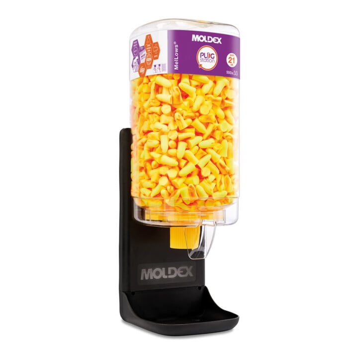 Moldex Bouchons d'oreille jetables MelLows en MoldexStation, grands SNR 22 dB