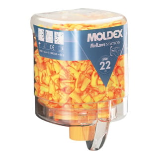 Moldex Bouchons d'oreille jetables MelLows en MoldexStation, petits SNR 22 dB