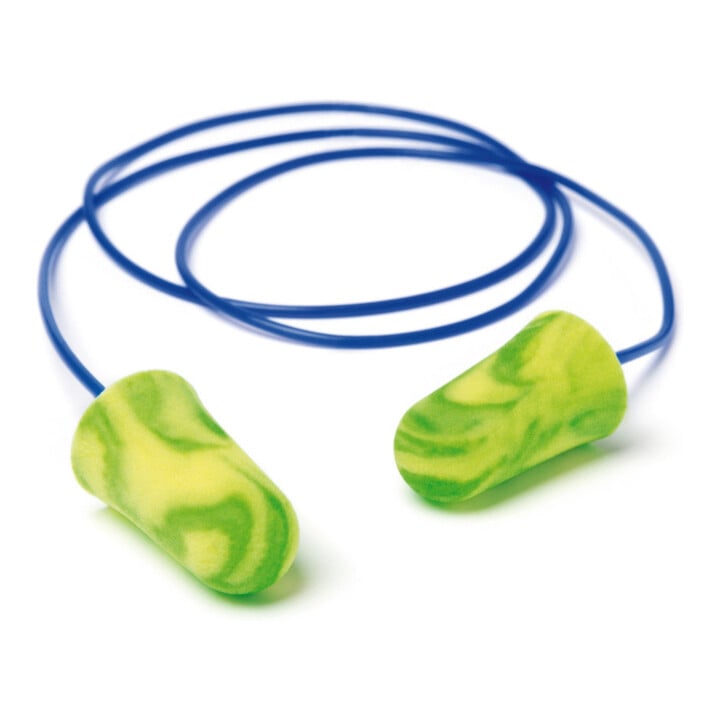 Moldex Bouchons d'oreille jetables Pura-Fit Cord, une paire en sachet poly SNR 36 dB