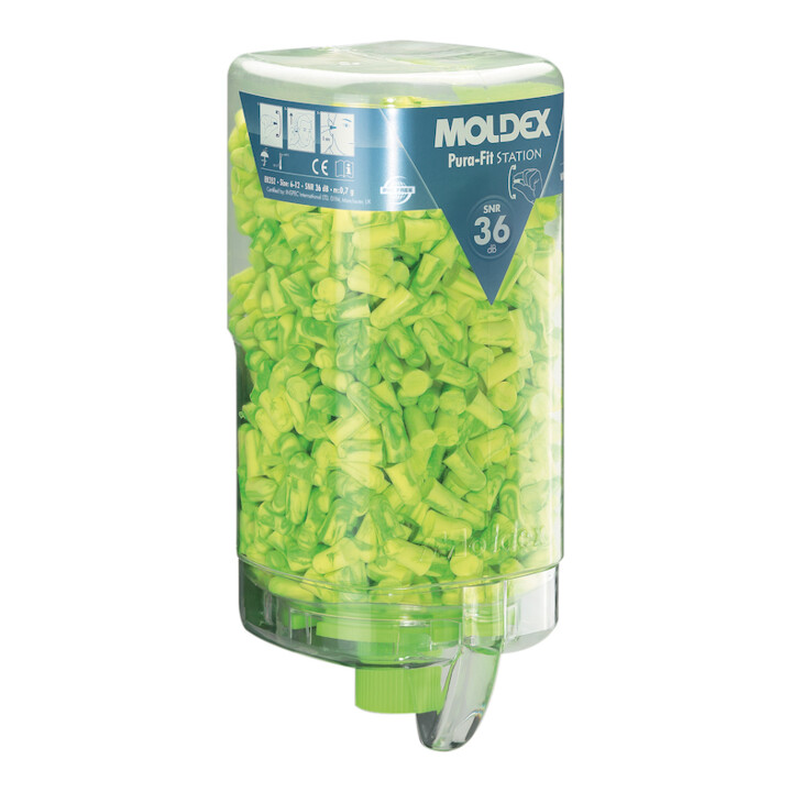 Moldex Bouchons d'oreille jetables Pura-Fit grands SNR 36 dB pour MoldexStation