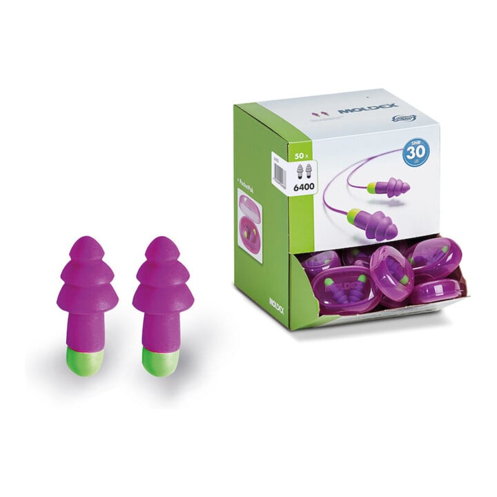 Moldex Bouchons d'oreille réutilisables Rockets, paire en PocketPak SNR 30 dB
