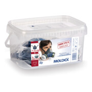 Moldex Box di protezione delle vie respiratorie A1B1E1K1 P3 R Dim. M, Serie 7000, gas organici, gas inorganici, gas acidi, ammoniaca e particelle EasyLock®