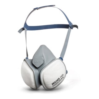 Moldex Demi-masque FFABEK1P3 R D, gaz organiques, gaz inorganiques, gaz acides, ammoniac et particules, « CompactMask »