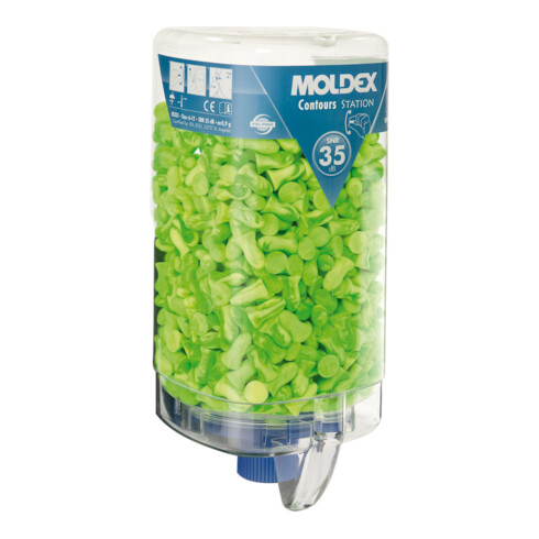 MOLDEX Distributeur 7450 incl. 500 Pr. Contours sans support mural 7060
