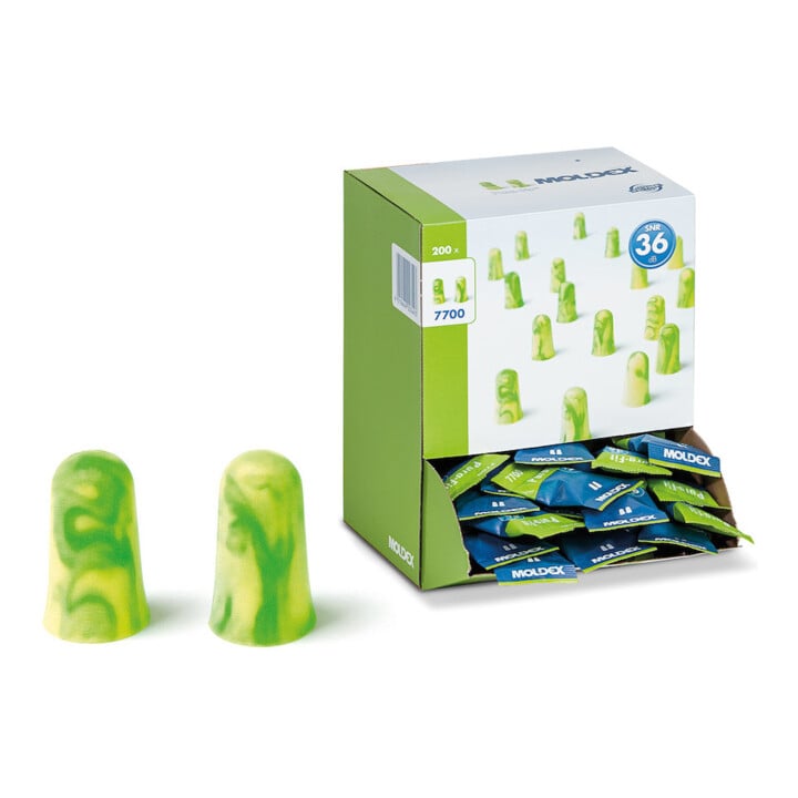 Moldex Gehörschutzstöpsel PuraFit 7700 1Paar/Beutel grün/gelb 200Paar/VE