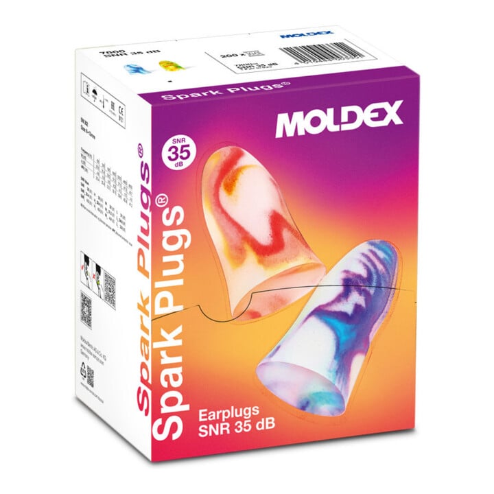 Moldex Gehörschutzstöpsel Spark Plugs 7800 1Paar/Beutel 200Paar/VE