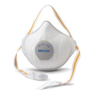 Moldex Mascherina di protezione 3408 - FFP3 R D con guarnizione e valvola climatica - Air Plus ProValve