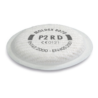 Moldex Partikelfilter 8070 P2RD b.10xAGW-Wert EN143:2000+A1:2006