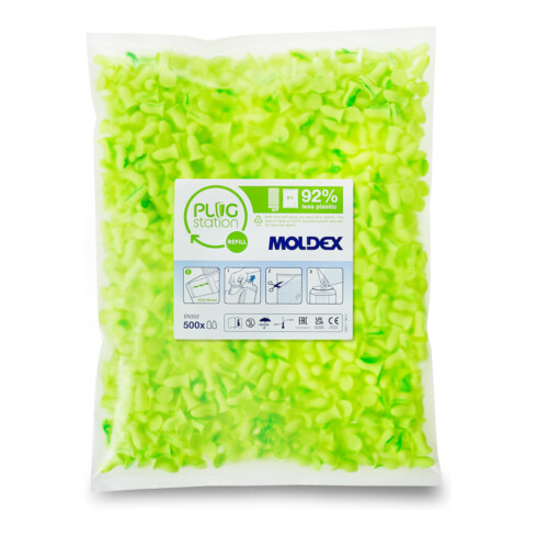 MOLDEX Recharge Contours, Taille S, 500 paires