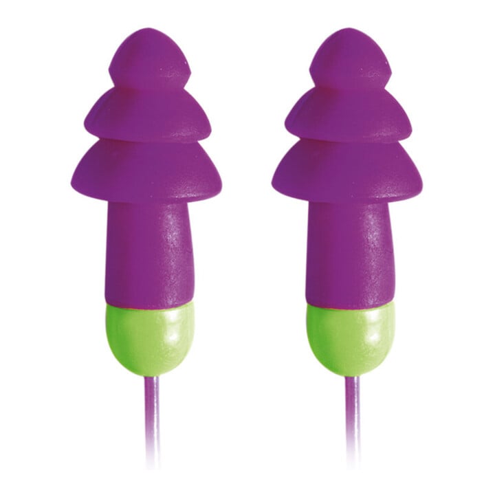 Moldex Wiederverwendbare Gehörschutzstöpsel Rockets Cord, ein Paar im PocketPak SNR 30 dB