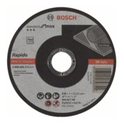 Molette de coupe Bosch droite Norme pour Inox - Rapido WA 60 T BF, 125 mm, 22,23 mm, 1,0