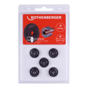 Molette de coupe Rothenberger pour ROSLICE 18mm, 1/2-3/4", 5 pièces