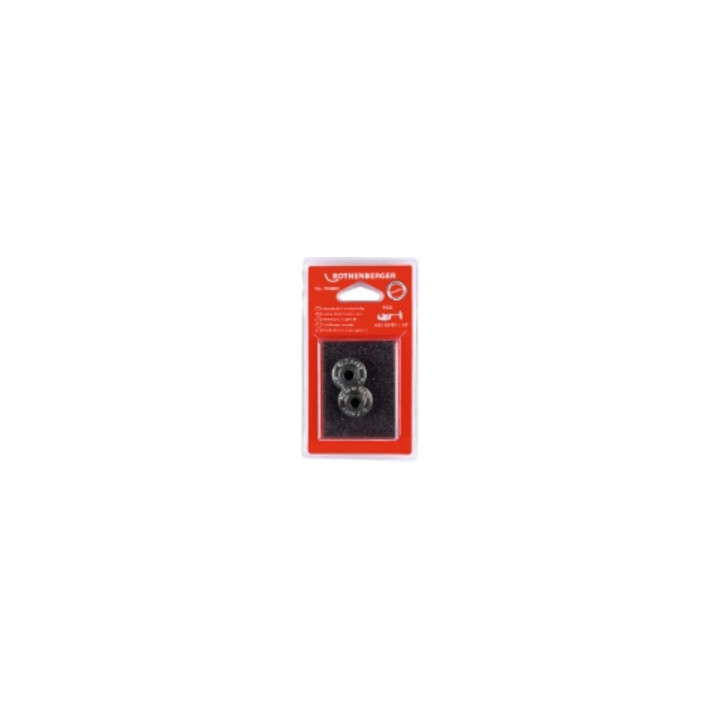 Molette de coupe Rothenberger pour SUPER 1,1/4", acier inoxydable, 2 pièces