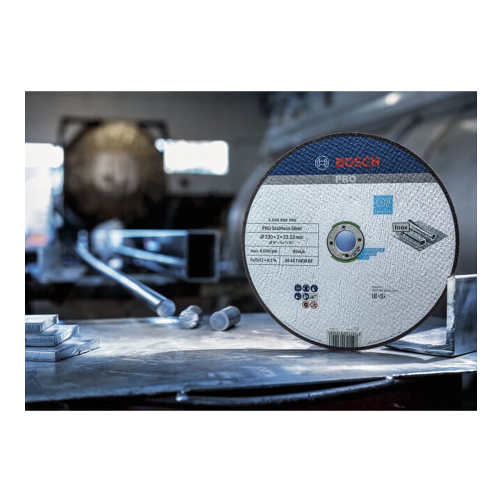 Molette de tronçonnage Bosch droite Expert pour Inox AS 30 S INOX BF 180 mm 3 mm