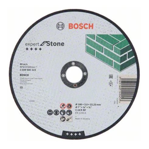 Les meules à tronçonner Bosch Expert for Stone, droit