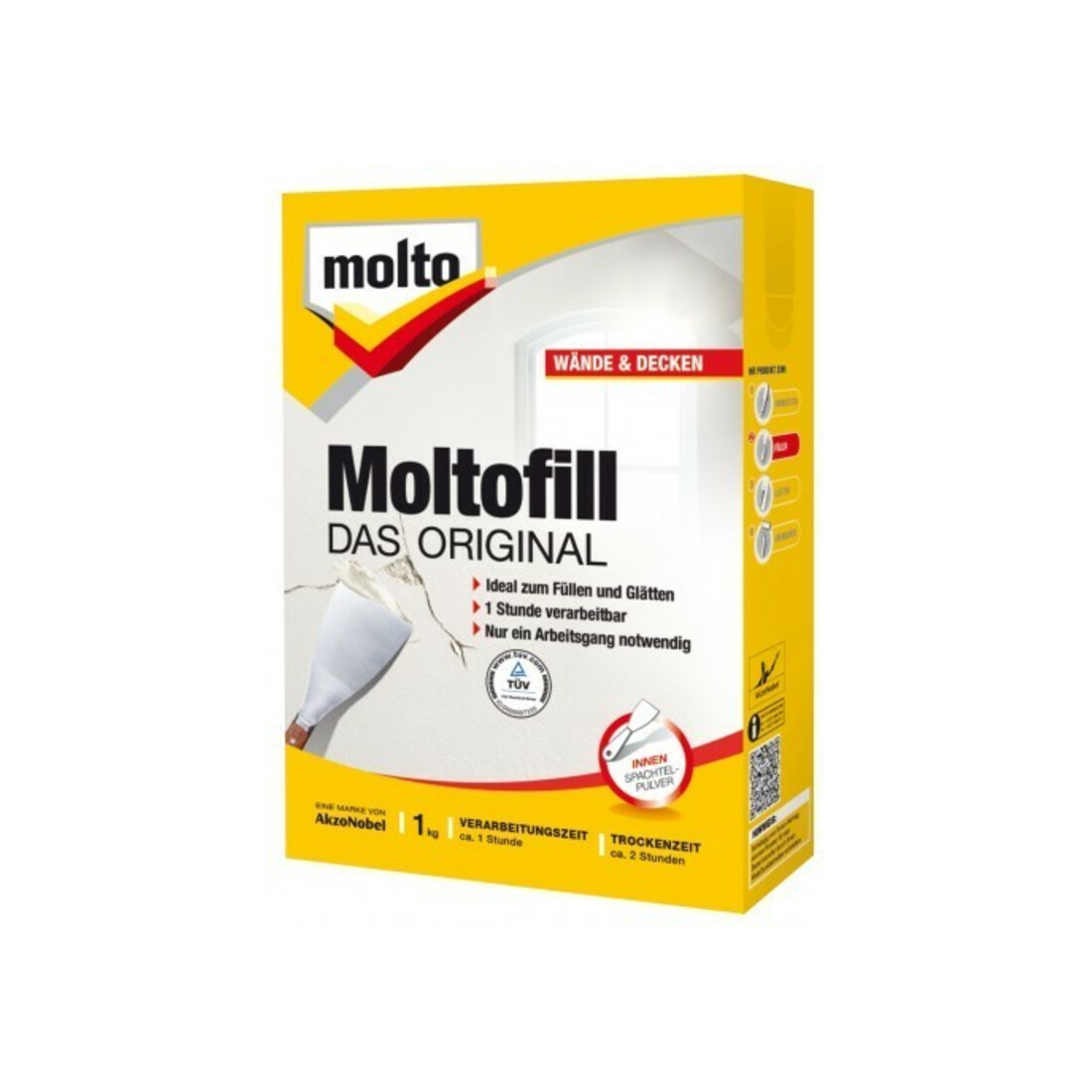Moltofill DAS ORIGINAL Universelle Spachtelmasse 1 kg