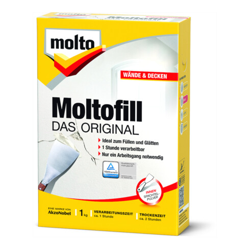 Moltofill DAS ORIGINAL Universelle Spachtelmasse 1 kg