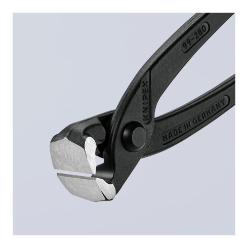 KNIPEX 99 00 280 EAN Monierzange (Rabitz- oder Flechterzange) schwarz atramentiert 280 mm