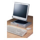 Monitorständer mit Konzepthalter B380xT247xH63mm silber