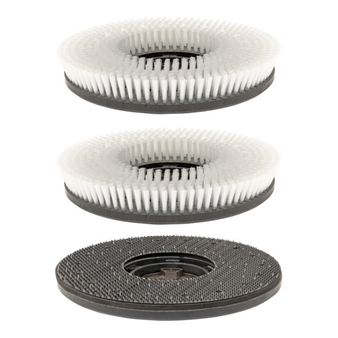 Monobrosse STIER 17S avec réservoir d'eau fraîche, 1 200 W, diamètre 17", 41 kg