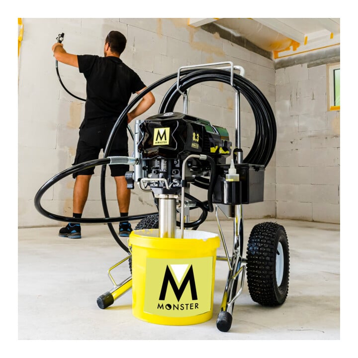MONSTER LuckySpray 8.3 HD Airlessanlage mit Zubehör