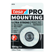 Montageband Mounting PRO Ultra Strong 66792 weiß L.1,5m B.19mm TESA