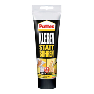 Montagekleber Kleben statt Bohren weiß 250g Tube PATTEX, 12 Stück