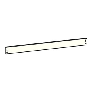 Montageplatte f.Gleitsch.G-N silber H.40mm DORMA