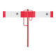 Moravia Absperrhalter, rot lackiert 12/1250